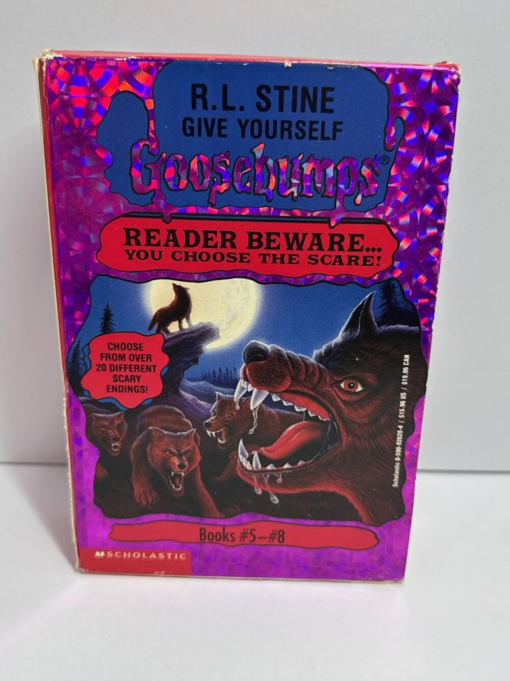 R.L. Stine Give Yourself Goosebumps Box Set Books #5-#8 Reader Beware Choose The